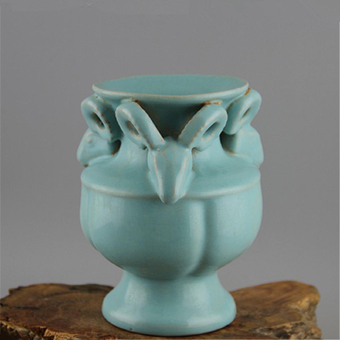 Chinese Song Dynasty Ru Ware Blue Glazed Porcelain (1 of 5)