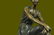 Vintage Sculpture BRONZE Art Nouveau LADY Old VICTORIAN - 11
