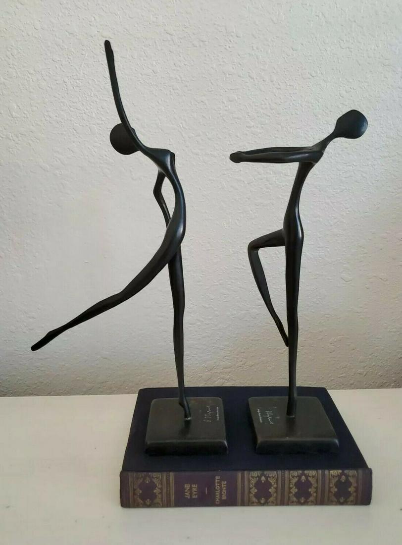 Bodrul Khalique Ballet Dancers Bronze Sculptures Set of (1 of 8)