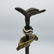 Abstract Bronze Sculpture with Pottery Insert - Tall - 2