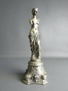 Statue Sculpture Venus Bronze Silver With Cap Engraving