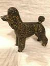 Vintage Antique BRONZE French POODLE DOG SCULPTURE