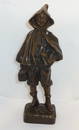 Vintage Bronze Sculpture Signed "S. Omerth". Schoolboy