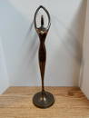 Stunning abstract modernist bronze female sculpture