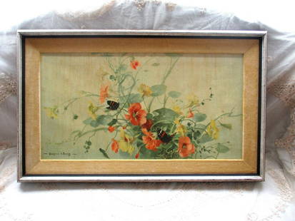 Brilliant! Vernon Ward (1905-1985) Signed Oil on Canvas Flowers & Butterflies: Item specificsCondition:Used:Seller Notes:“Nice Vintage Condition”Artist:Vernon WardType:PaintingOriginal/Licensed Reproduction:OriginalSize:MediumMaterial:CanvasFeatures:FramedSubject:But