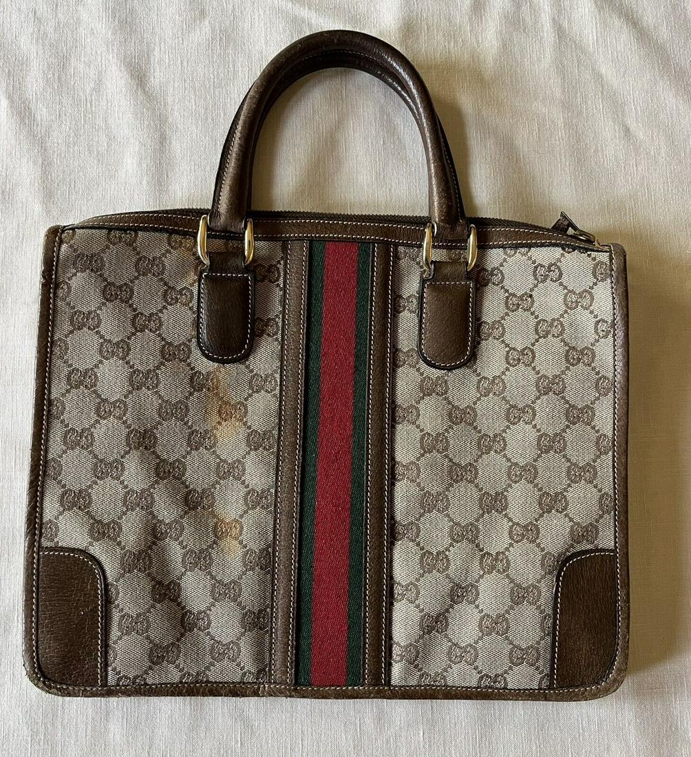 Boston leather handbag Gucci Beige in Leather - 39194241