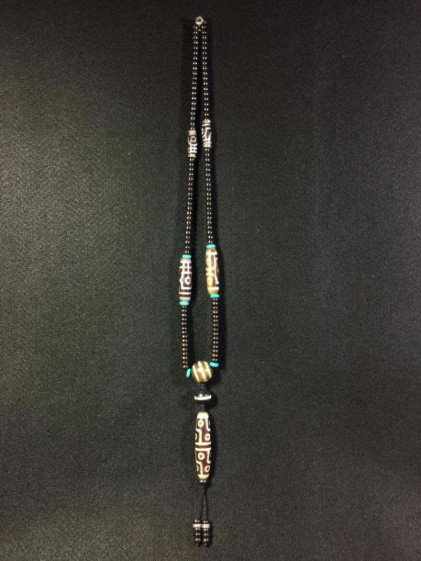 Eye Dzi bead & Dzi necklace (1 of 9)