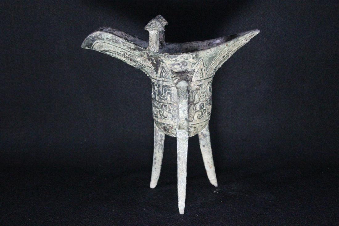 Chinese archaic style bronze cup (1 of 10)