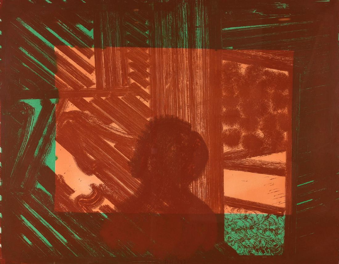 Howard Hodgkin, British, 1932-2017, "Artist and Model", (1 of 3)