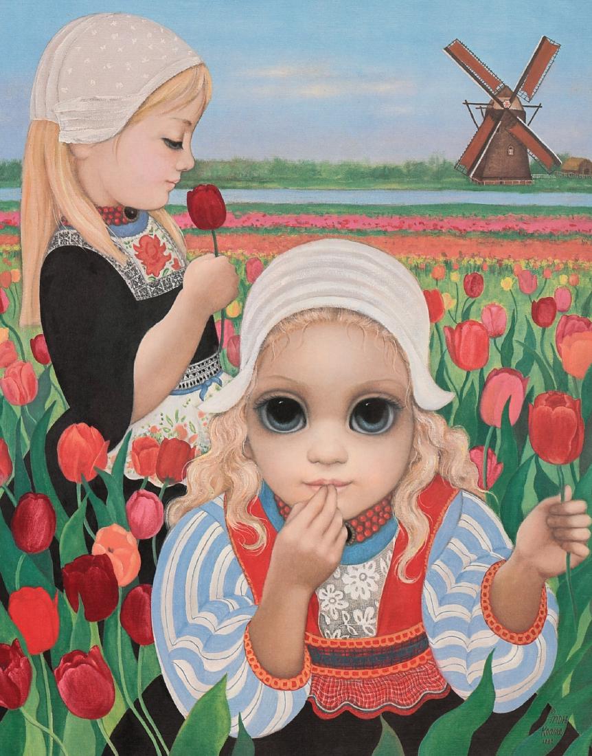 Margaret Keane, American, b. 1927 Color Lithograph