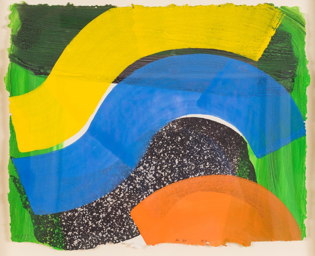 Howard Hodgkin, American, 1932-2017, lithograph (1 of 3)