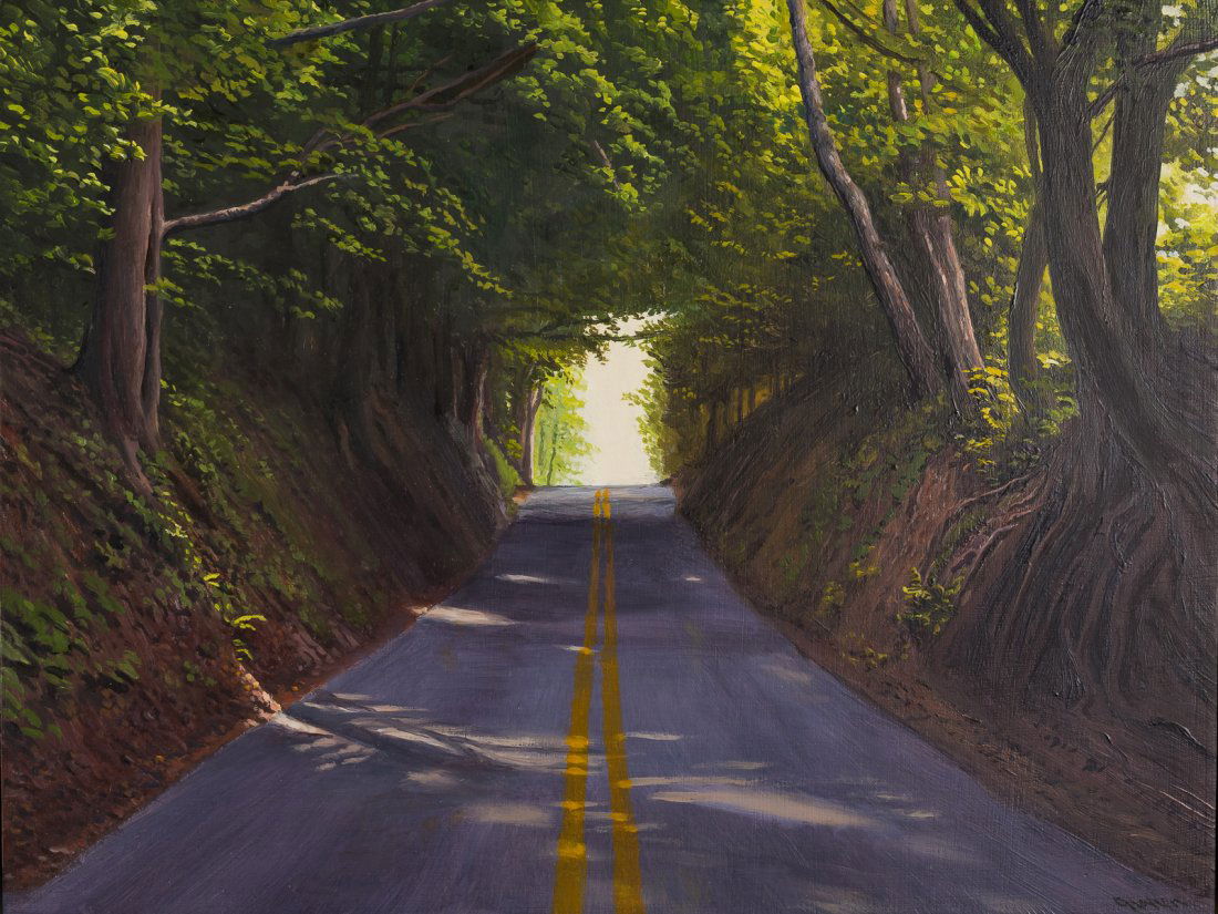 Woody Gwyn, American, b. 1944, tempera on panel (1 of 4)