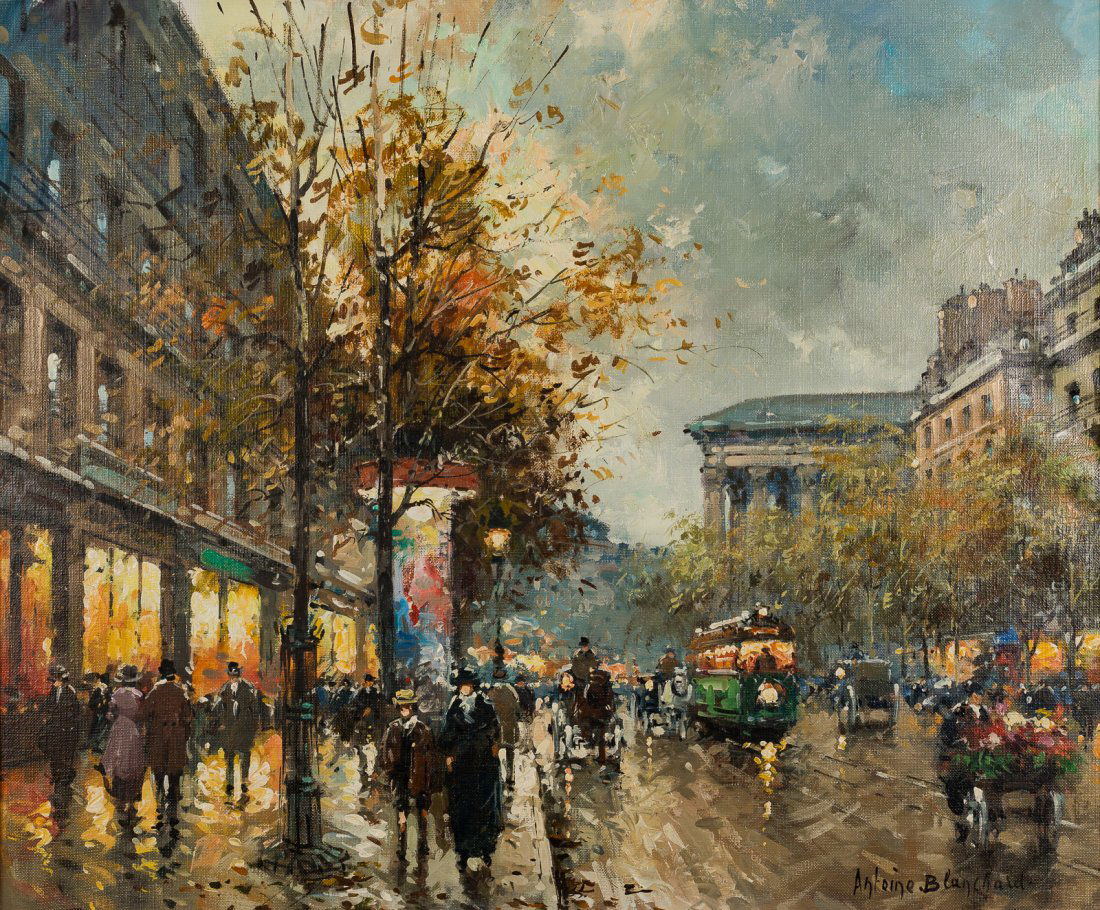 Antoine Blanchard, French, 1910-1988, oil on canvas, (1 of 4)
