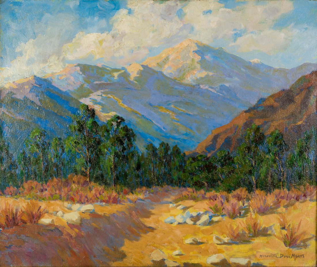 Henrietta Dunn Mears, American, 1877-1970,  oil on (1 of 4)