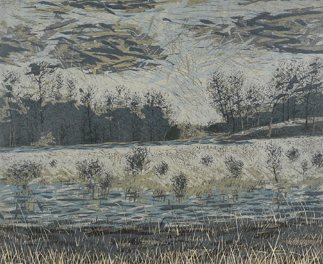 Gordon Mortensen, American, b. 1938, color lithograph (1 of 4)