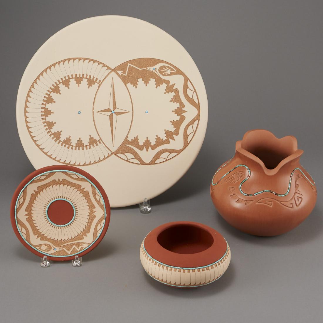 4 Pueblo Pottery Pieces Gonzalez (1 of 8)