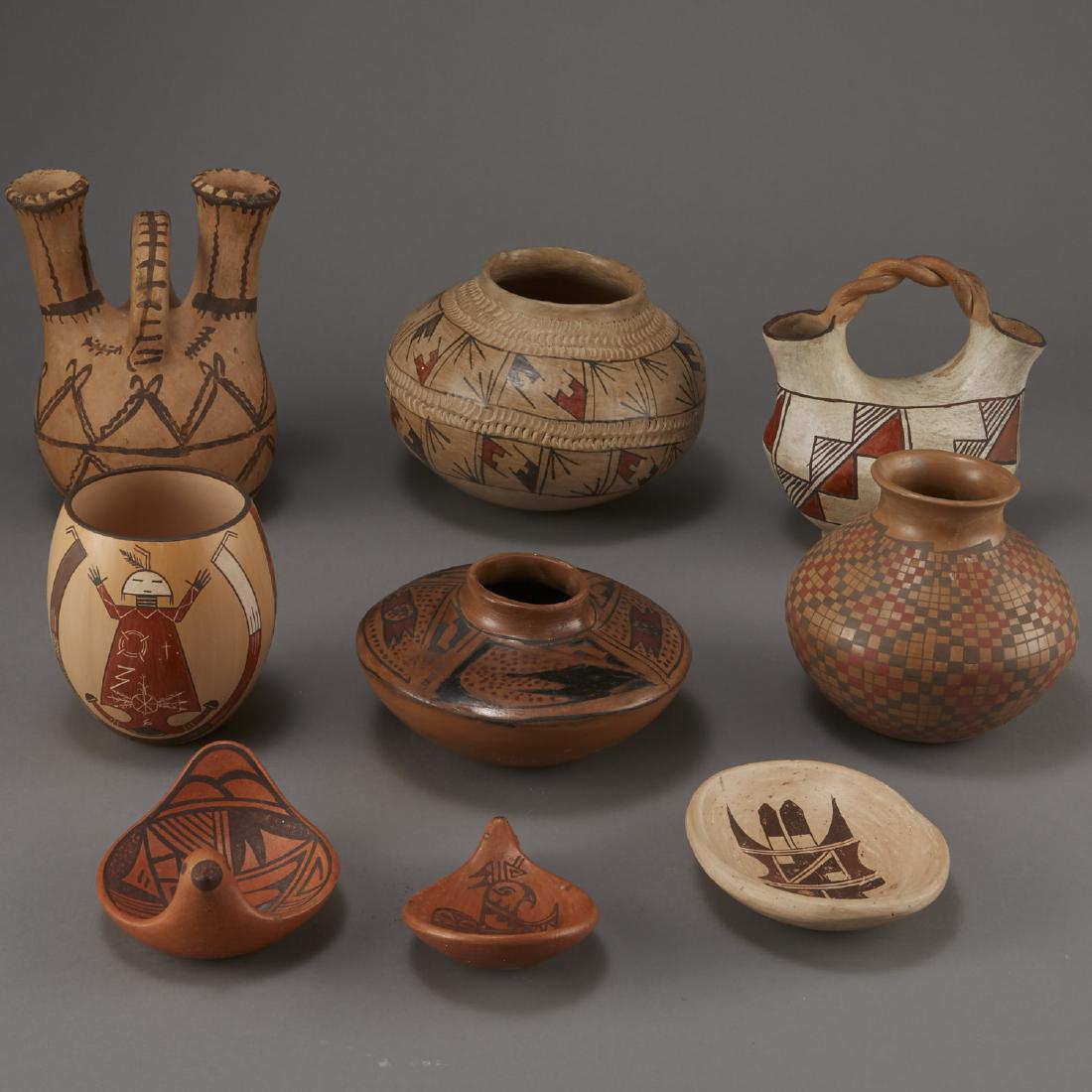 9 Pieces Pottery Ida Sahmie, Namoki, Hoyee (1 of 13)