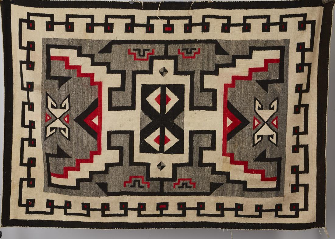 Navajo Two Grey Hills Rug Spirit Line (1 of 3)