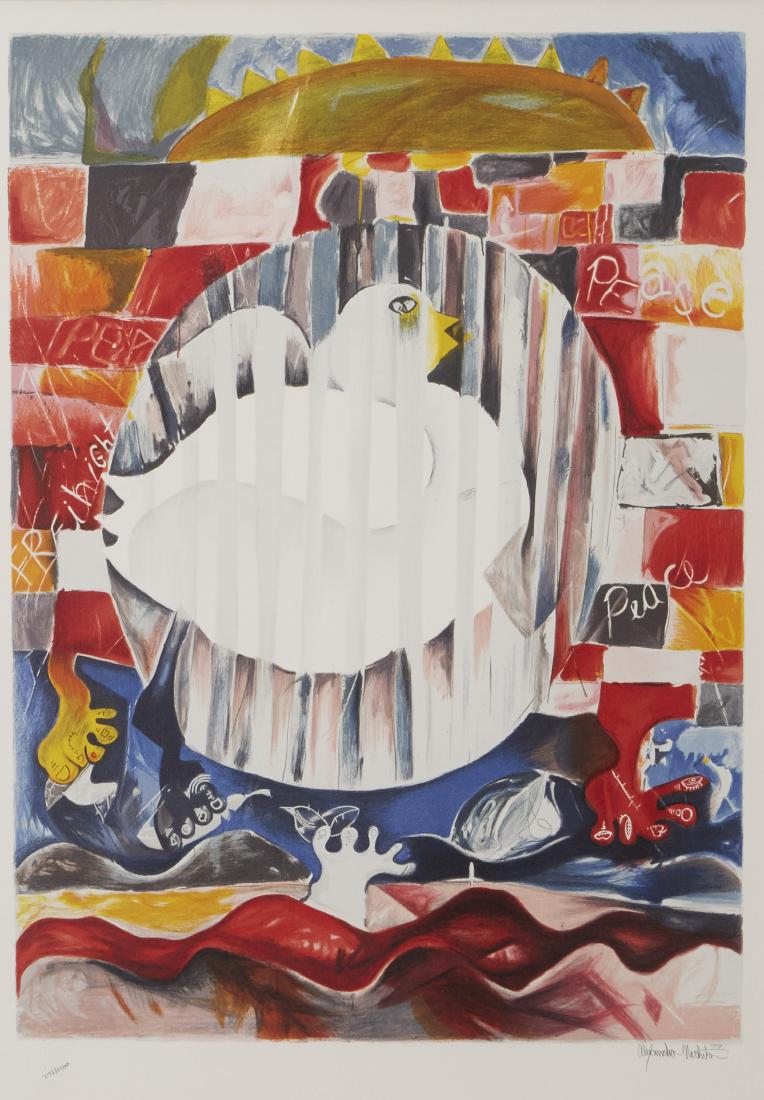 Alexandra Nechita Color Lithograph (1 of 2)