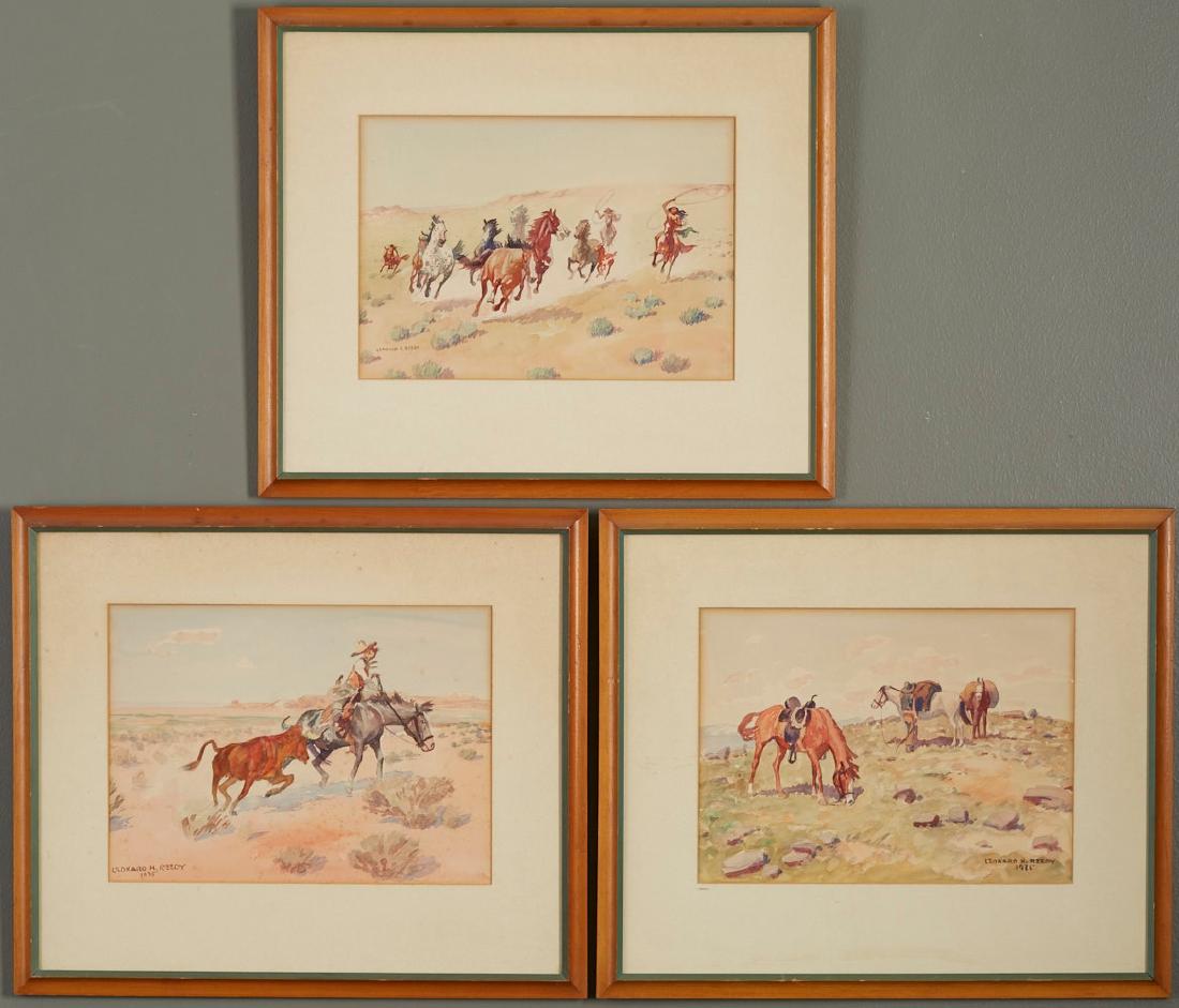 Group of 3 Leonard Reedy Watercolors (1 of 5)