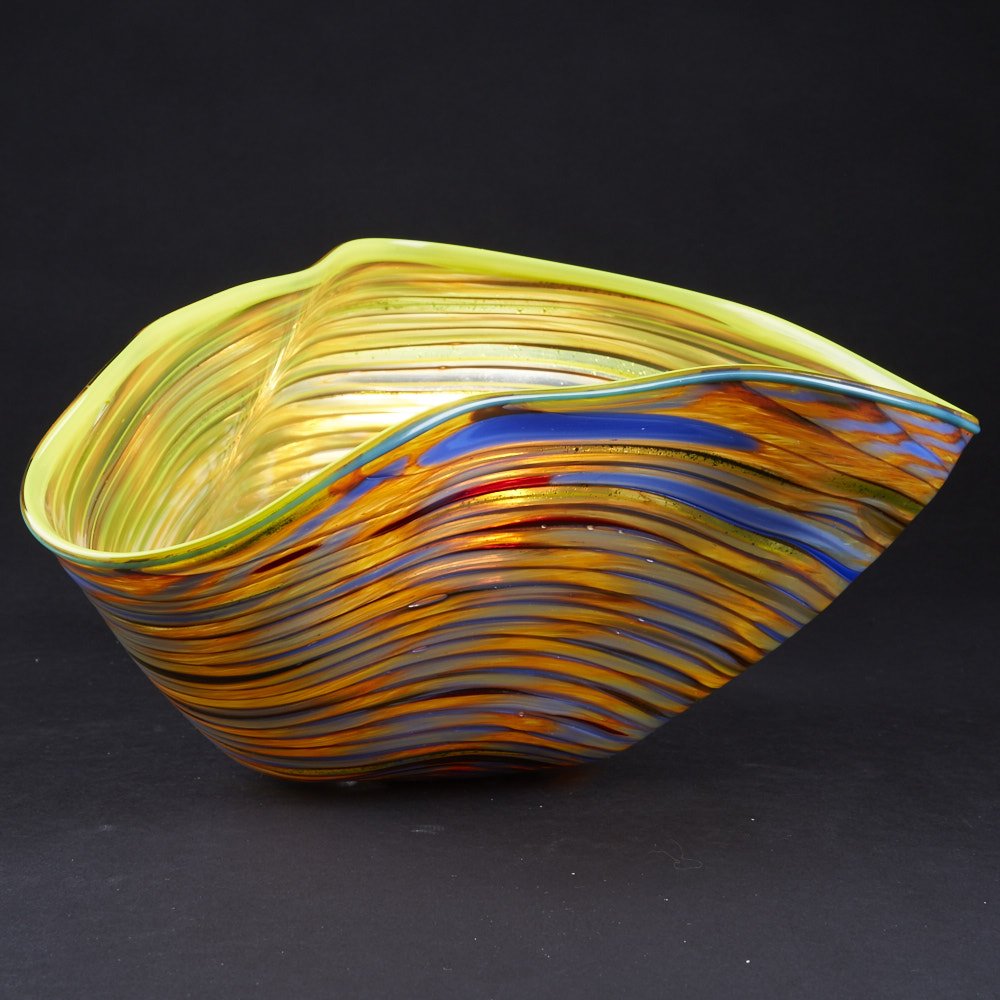 Chihuly Art Glass Bowl (1 of 6)