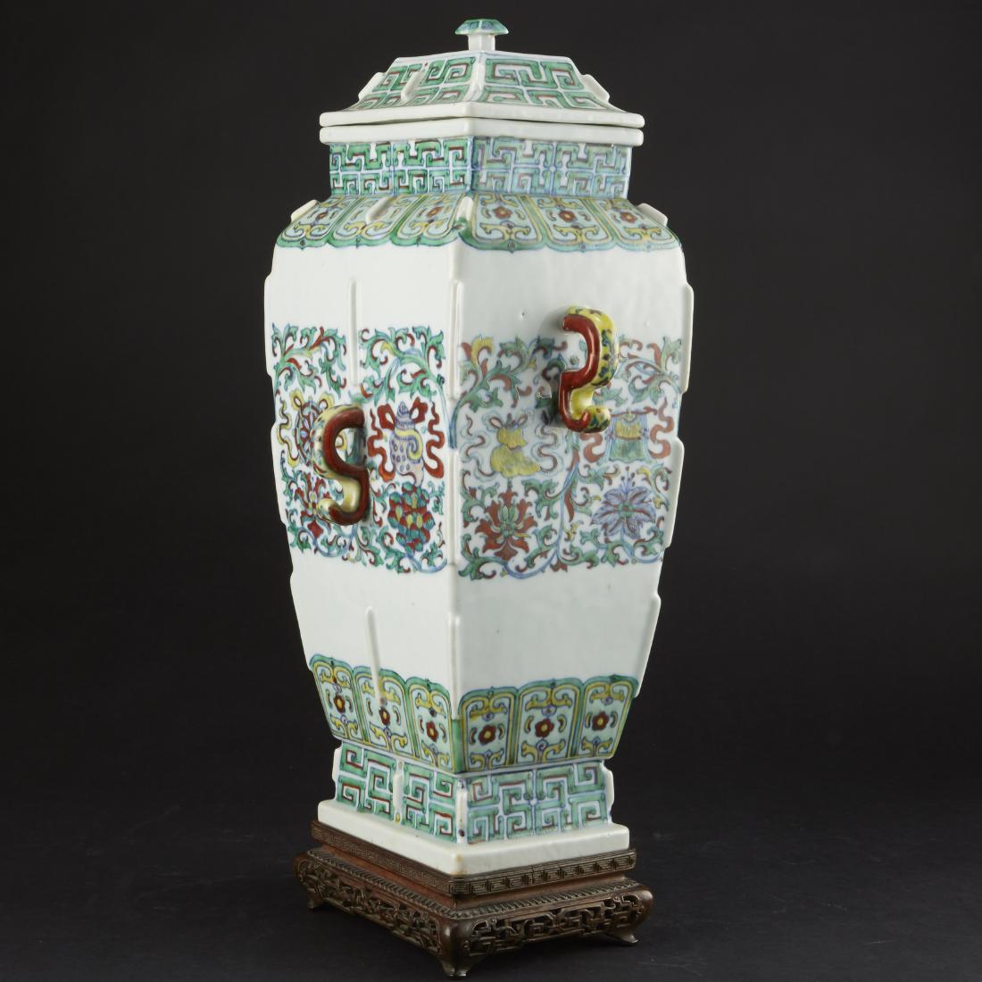 Fine and Rare Chinese Doucai Porcelain Vase in an (1 of 7)