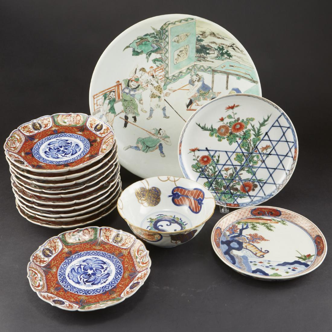 16 Japanese 18th/19th Century Imari Plates and Bowls (1 of 11)