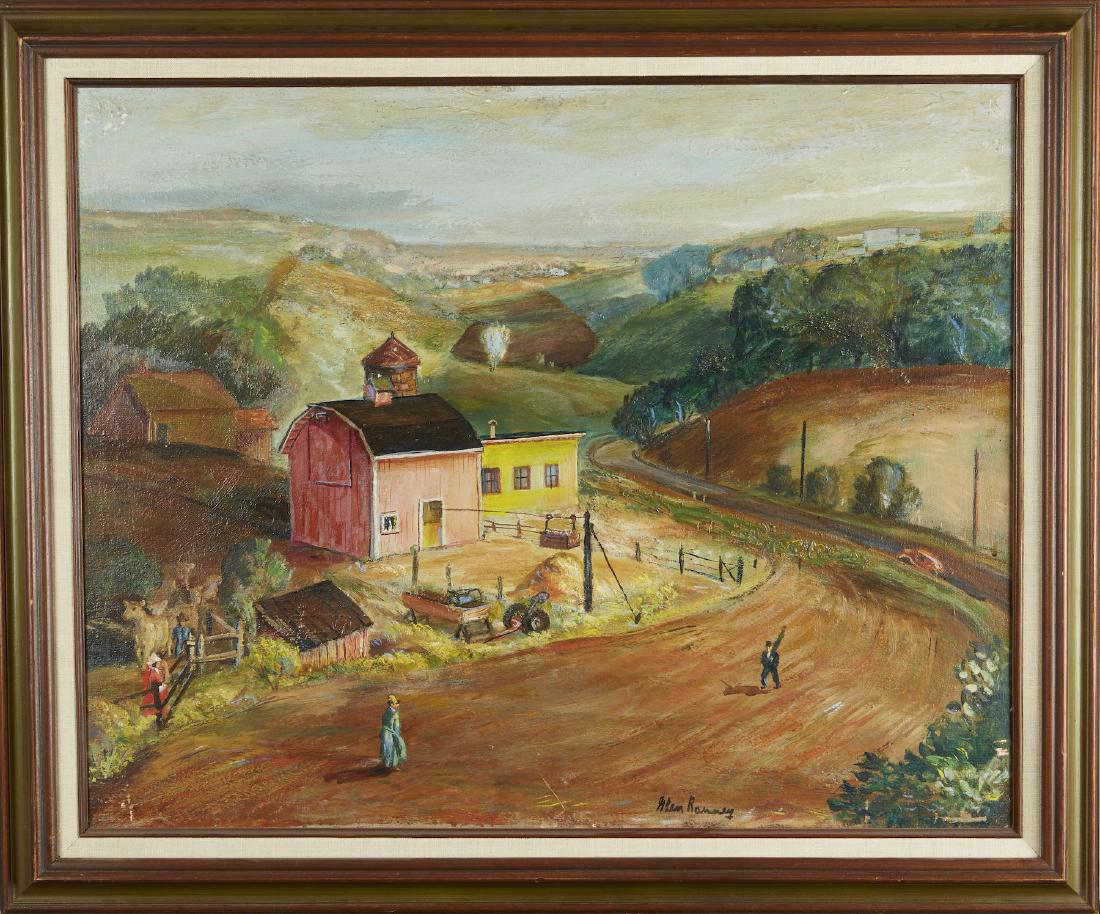 Glen Ranney Frank's Farm Oil on Canvas (1 of 4)
