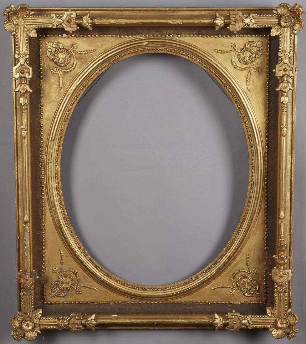 Large Oval Ornate Frame with Medallions