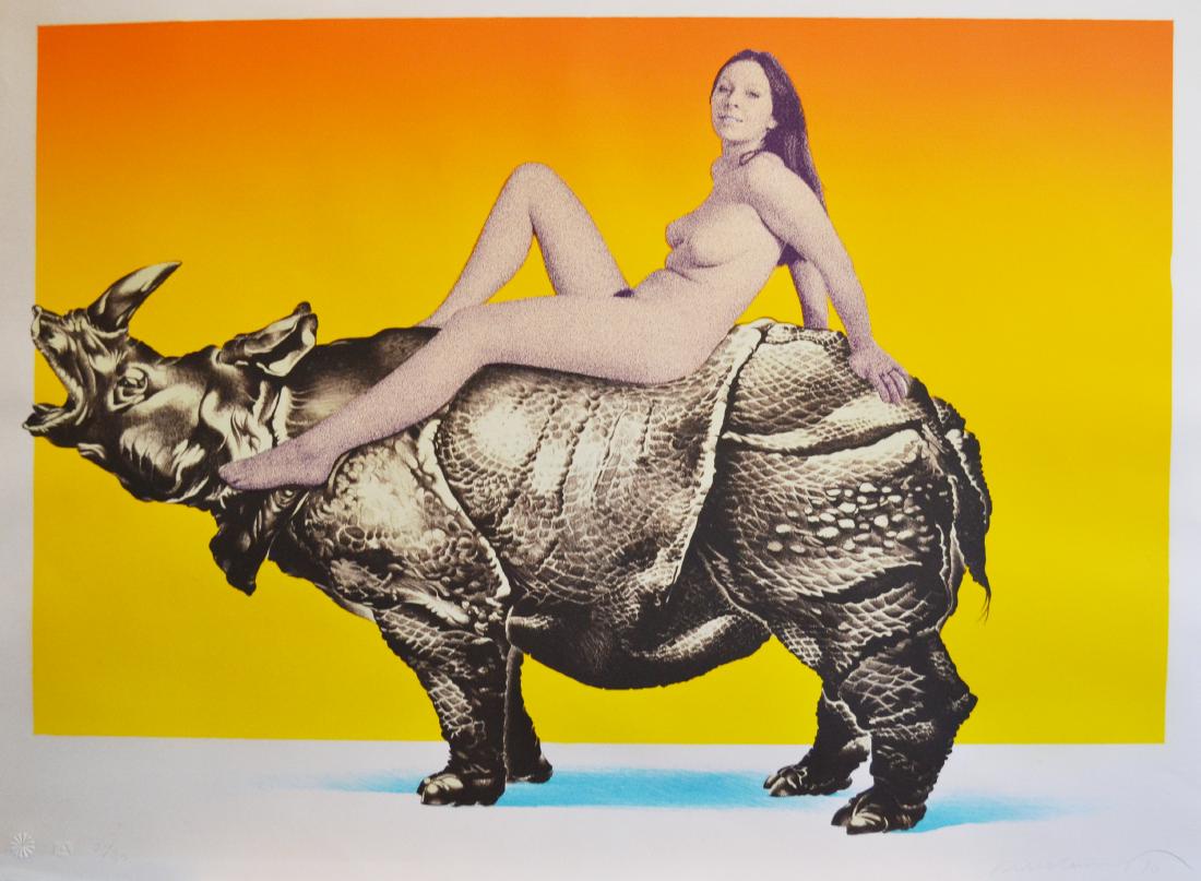 Mel Ramos "Rhino" Lithograph (1 of 3)