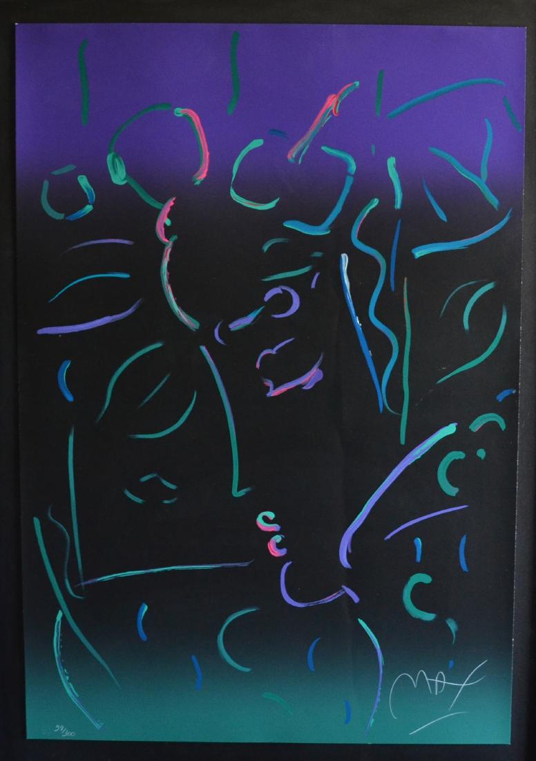 Peter Max "Midnight Profile" Serigraph (1 of 2)