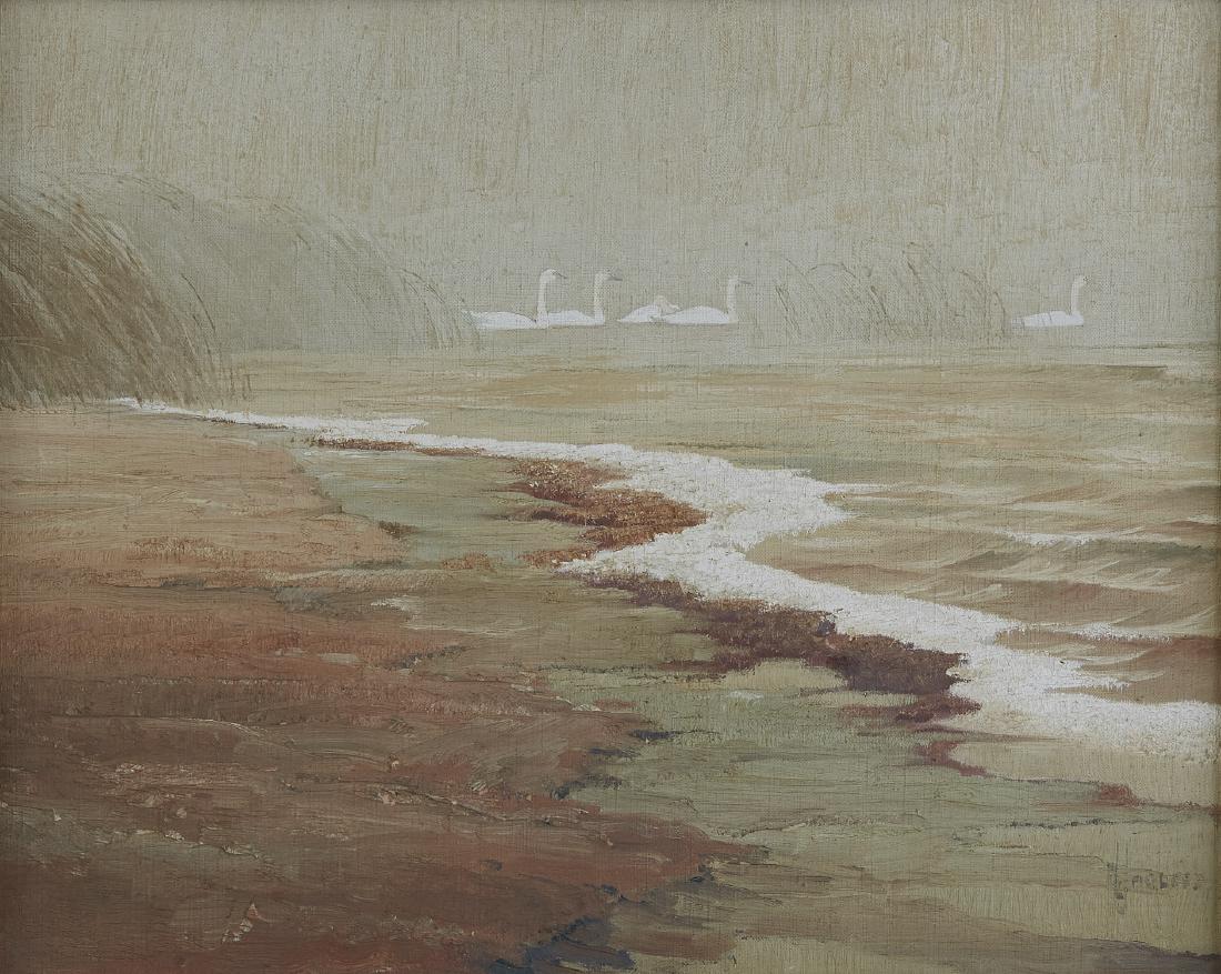 Frances Lee Jaques Landscape Oil on Canvas (1 of 3)