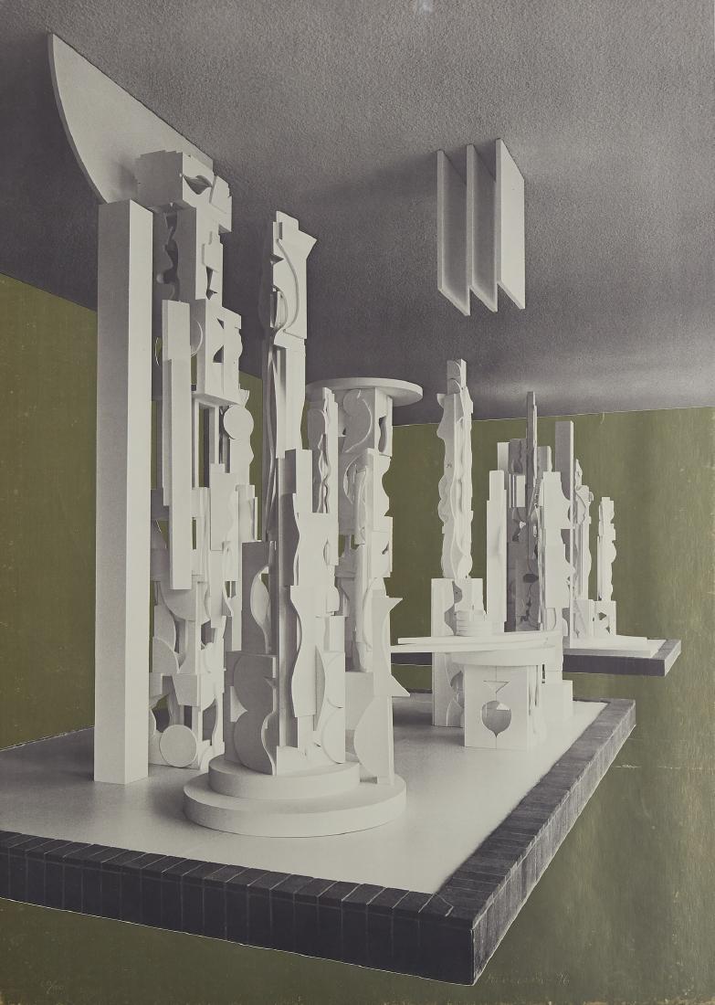 Louise Nevelson Bicentennial Dawn Screenprint (1 of 4)