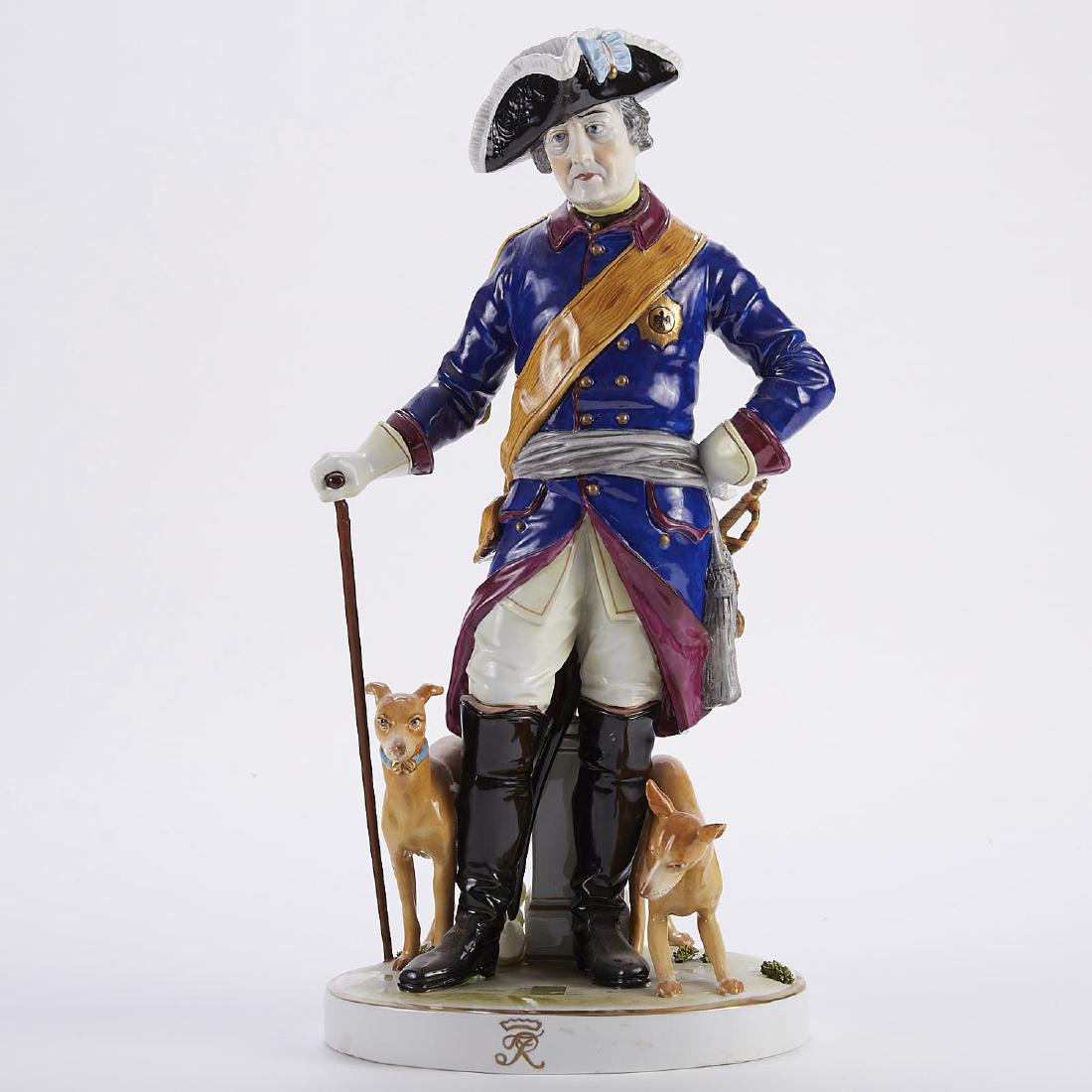 Dresden Porcelain Frederick the Great Marked (1 of 6)