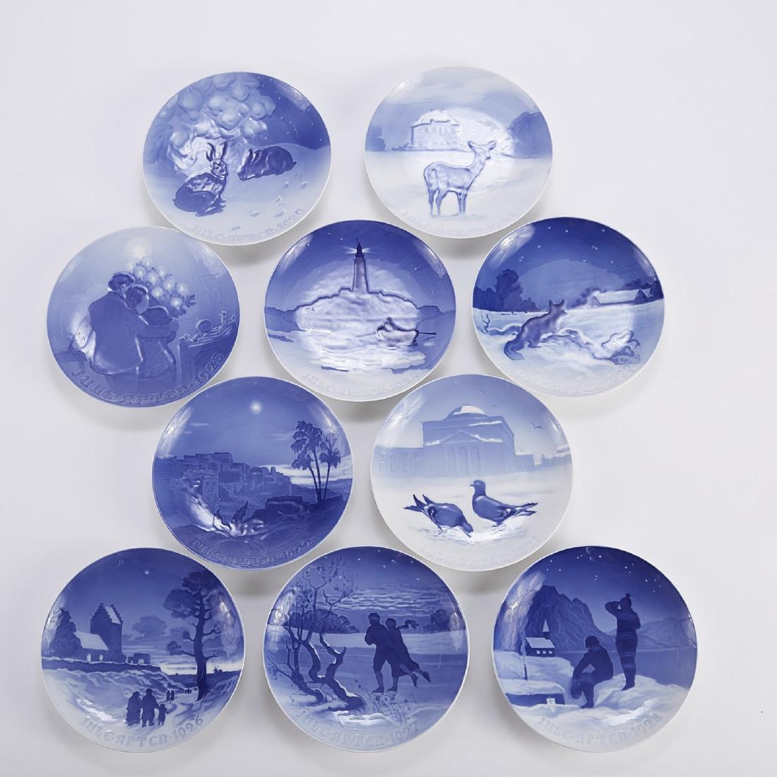 Bing and Grondahl Christmas Plates 1920s (1 of 2)
