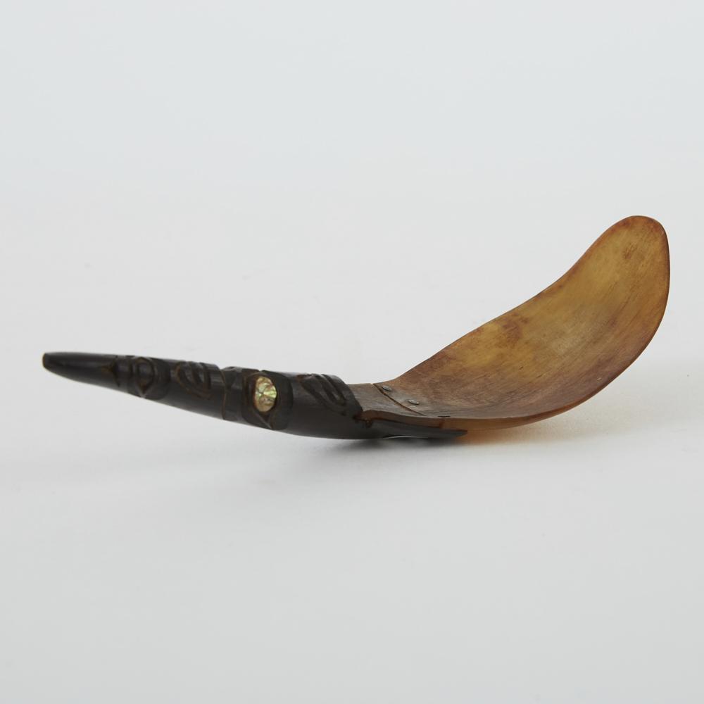Northwest Coast Haida Tlingit Horn Spoon (1 of 4)