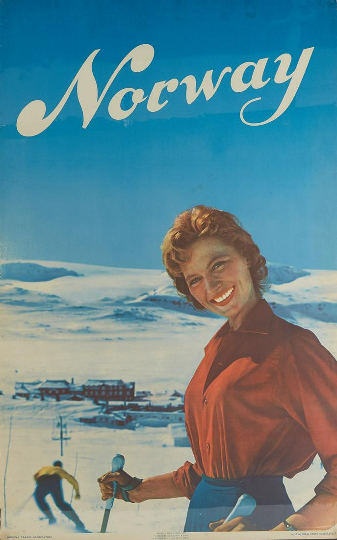 Grp: 5 Air France Posters Paris Rome Germany Norw (1 of 5)