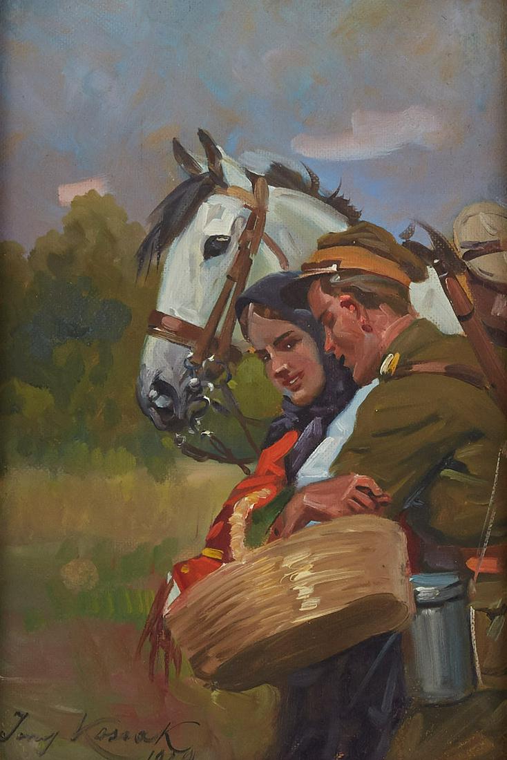 Jerzy Kossak Oil on Board 1929 (1 of 4)