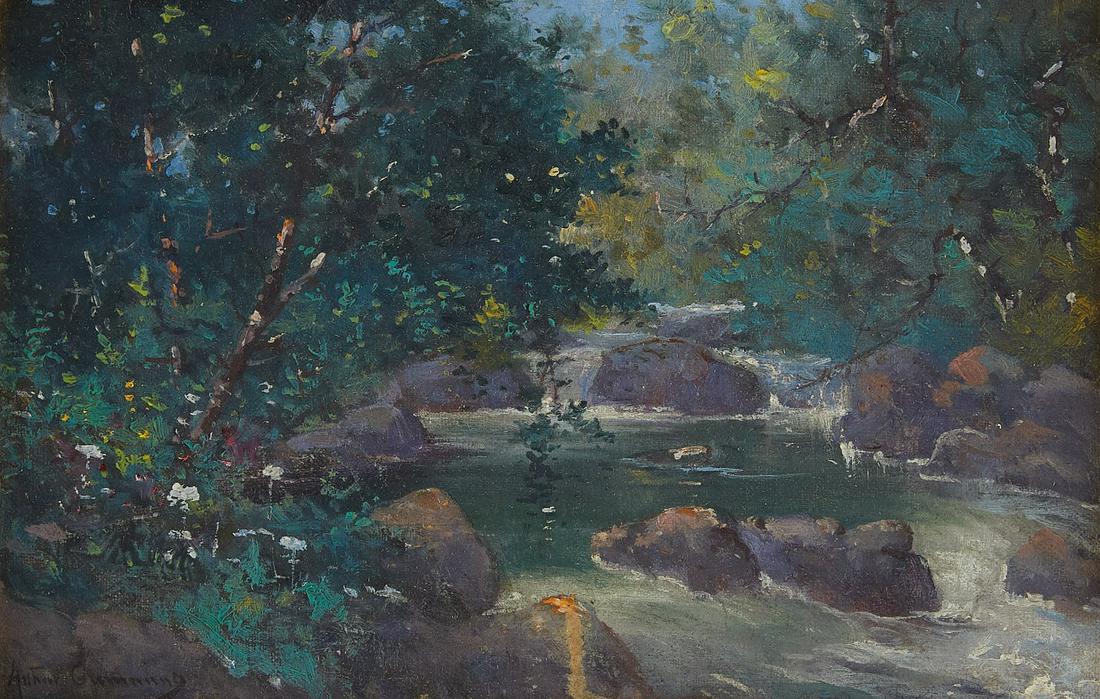 Grp: 3 Paintings Cumming Gingrich Mathews (1 of 9)