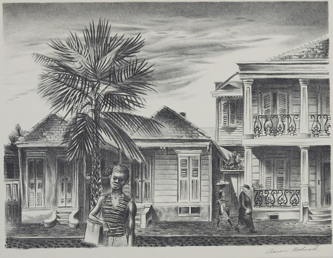 Group of 4 Prints Bohrod Taubes Costigan Greenwoo (1 of 7)