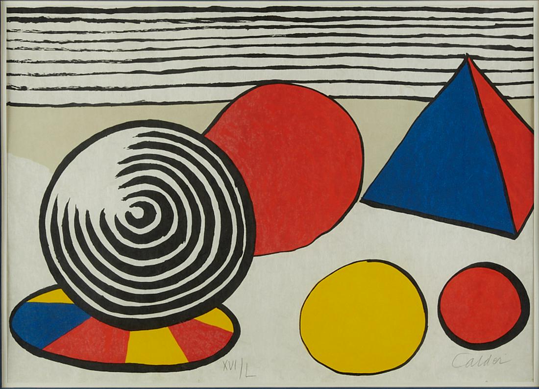 Alexander Calder "Birth of the Unexpected" Lithog (1 of 4)