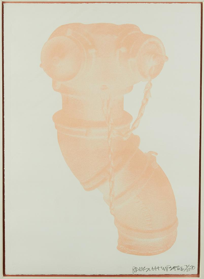 Robert Rauschenberg Fire Hydrant Lithograph (1 of 3)