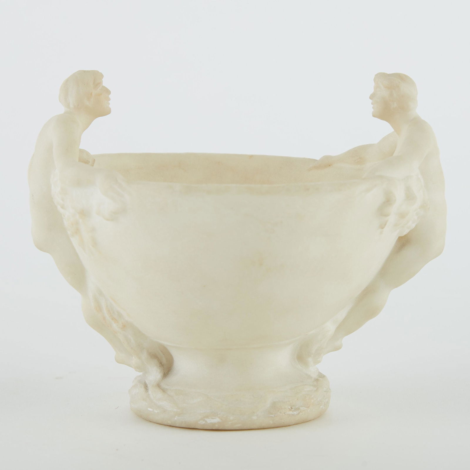 Clara Hill White Marble Bowl Signed (1 of 6)