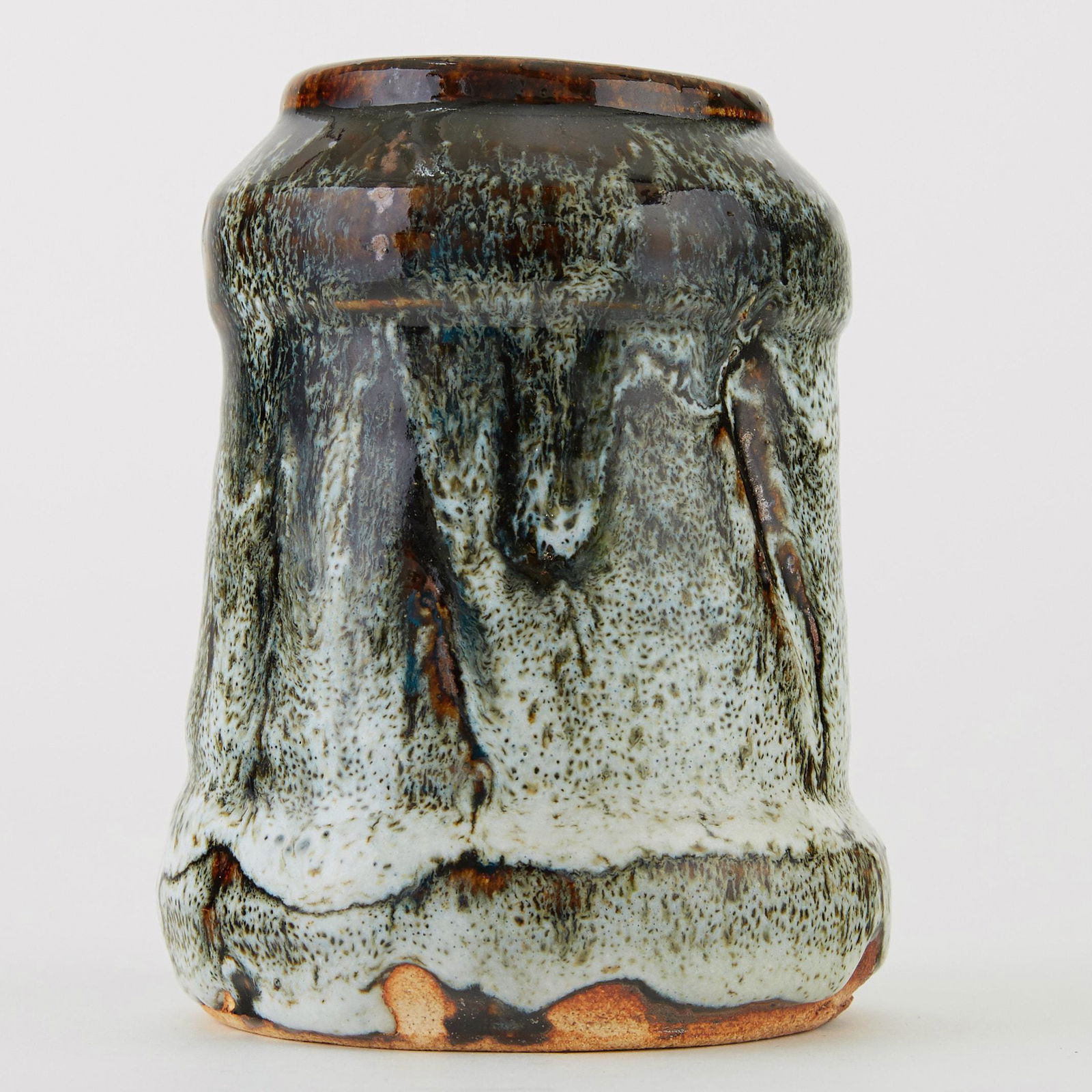 Warren MacKenzie Studio Pottery Vase w/ Inverted (1 of 7)