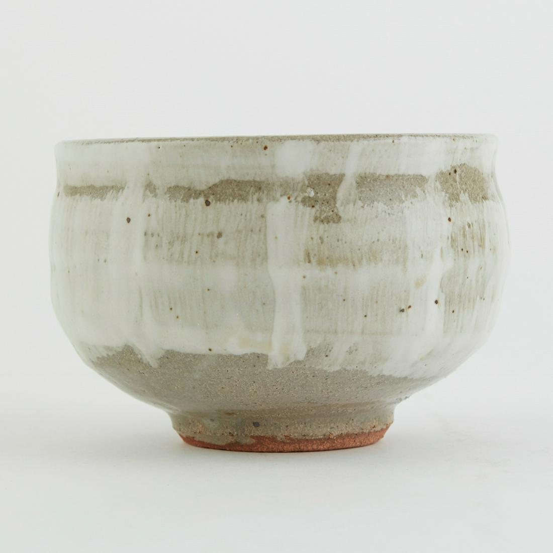 Warren MacKenzie Studio Pottery Bowl w/ Textured (1 of 3)