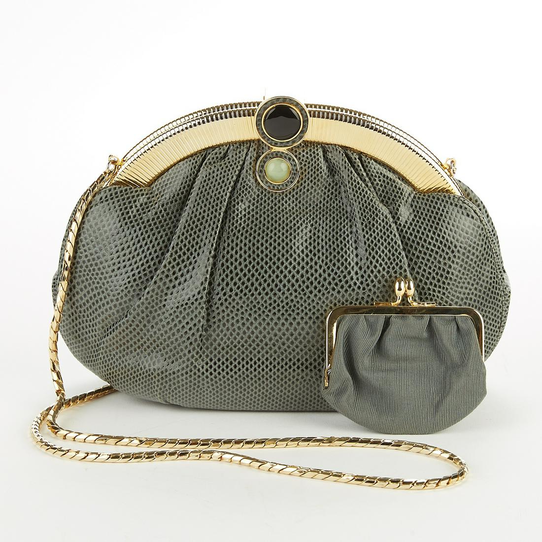 Judith Leiber Snake Skin Purse or Clutch (1 of 10)