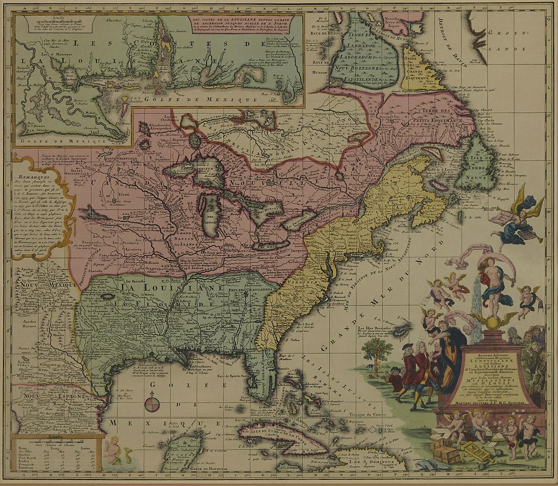 After Matthaeus Seutter Map of North America (1 of 2)
