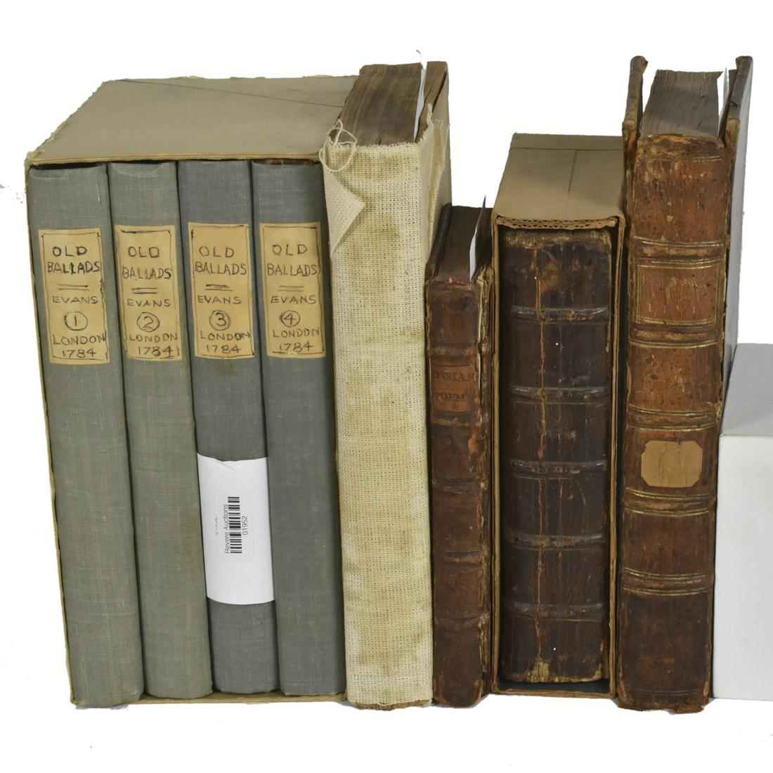 Group of 5 English Books Evans Ballads (1 of 2)