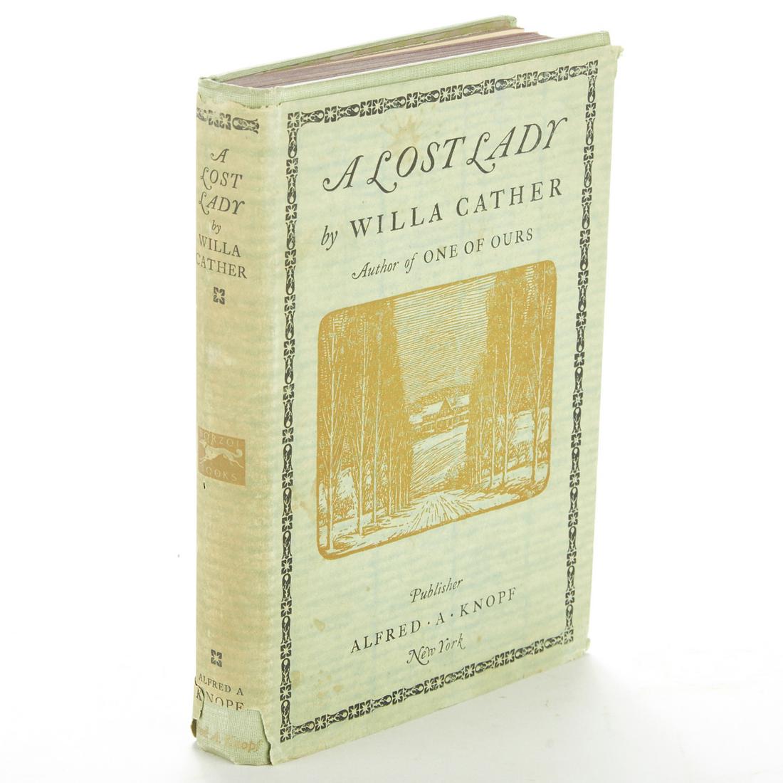 Willa Cather "A Lost Lady" 1st Edition (1 of 2)