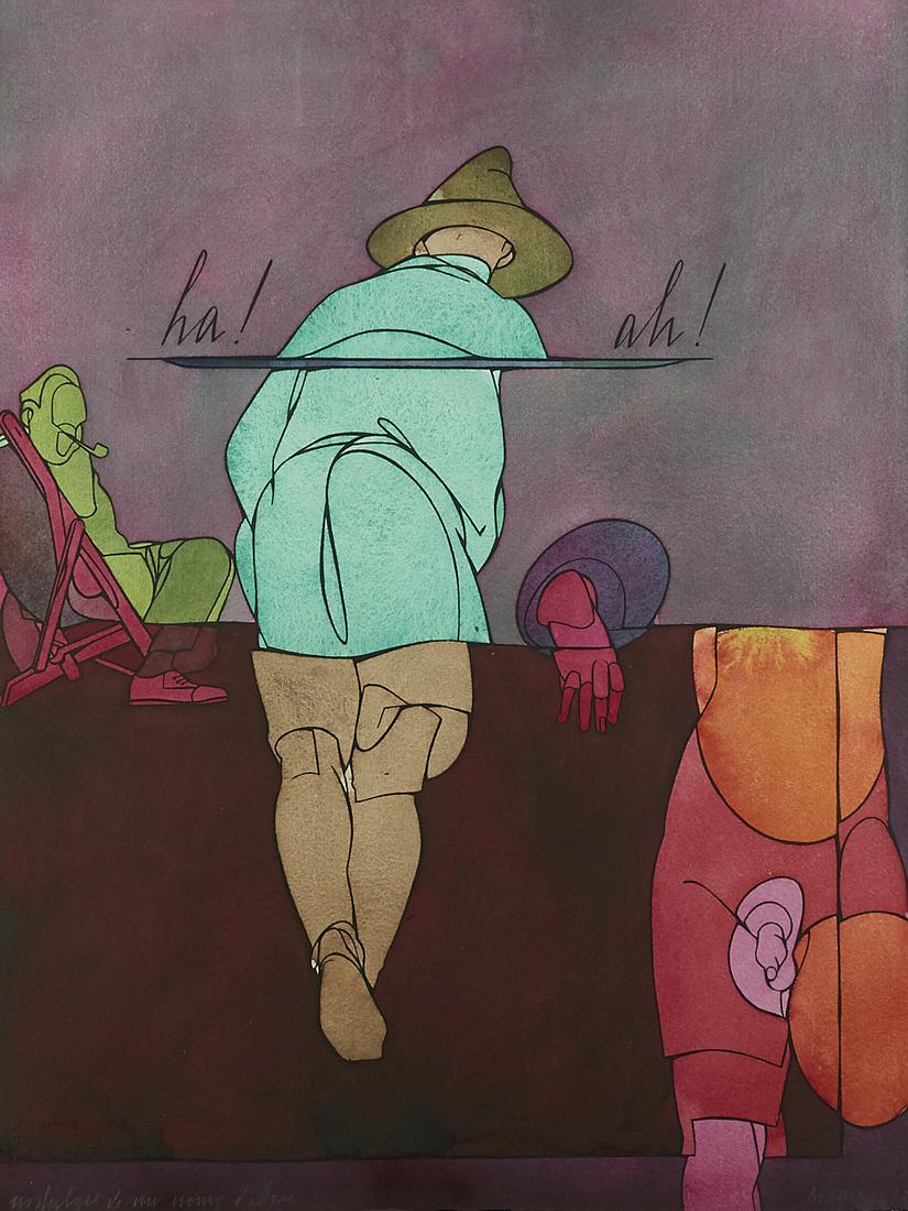 Valerio Adami "Nostalgia di un Uomo d'Affari" Wat (1 of 4)